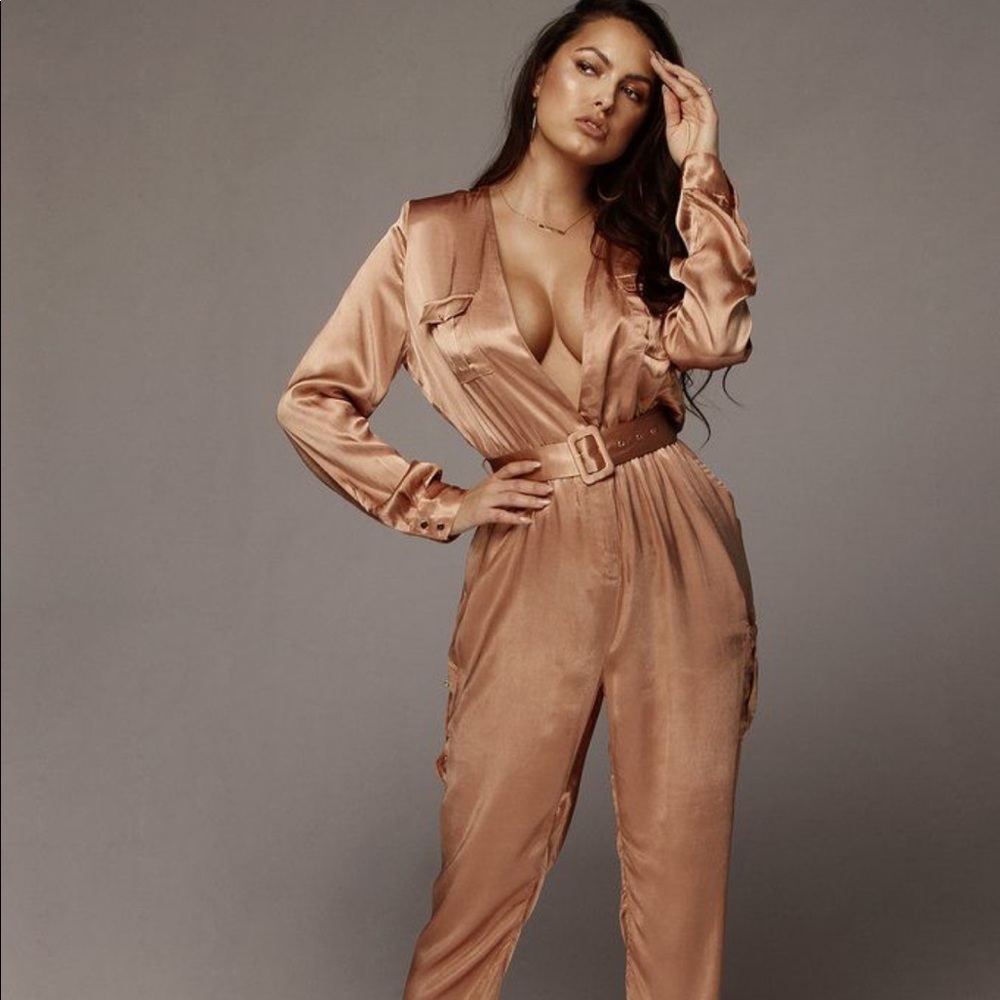 Ginger Sydney Utility Jumpsuit. Size SM.